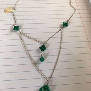 Emeral green necklace